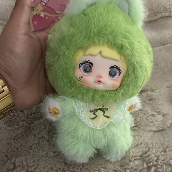Nommi Cute Green Plush Doll - Picture 2 of 7